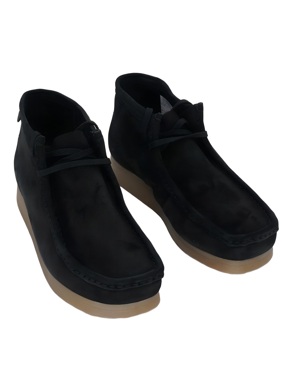 Clarks Mens’s Collection Wallaston Chukka Boots Black Suede Size 8.5M